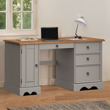 Corona Computer Desk Grey