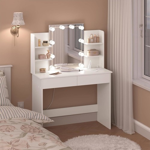 White dressing table - dressing,