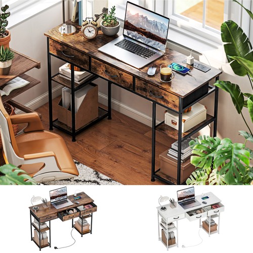 Computer desk with power - desk,
