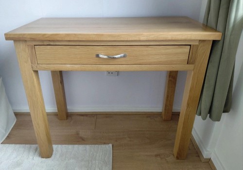 Solid oak desk - oak,