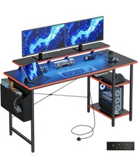 Gaming Desk with LED Lights &