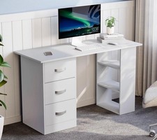 3 Drawer Computer Desk Home